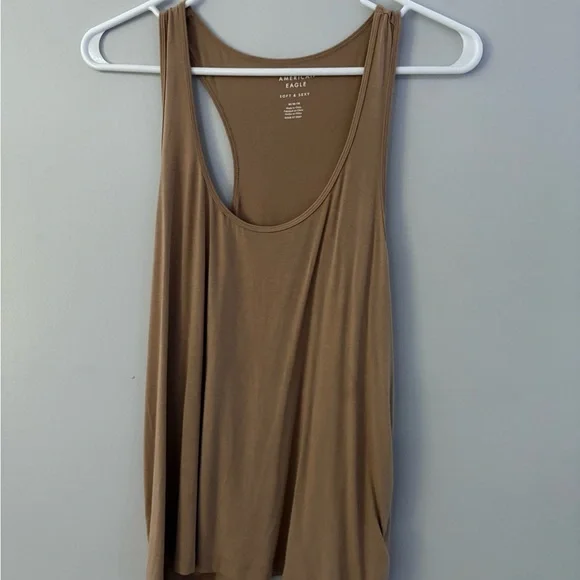 American Eagle Outfitters Tan Tank Top - Picture 1 of 1